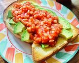 サルサで♬メキシカンなアボカドトースト作り方4写真