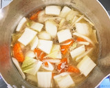 簡単　家庭料理✨厚揚げのピリ辛うま煮作り方4写真