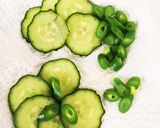 夏野菜のカラフルオープントースト♡作り方1写真