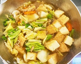 簡単　家庭料理✨厚揚げのピリ辛うま煮作り方5写真