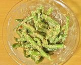 さやインゲンの白味噌＆マヨ＆ごま和え作り方3写真