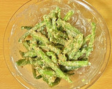 さやインゲンの白味噌＆マヨ＆ごま和え作り方3写真