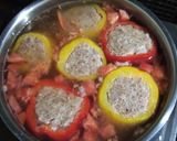 パプリカの肉詰め（トルトットパプリカ風）作り方5写真