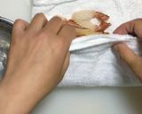 毛ガニのお刺身と甲羅蒸し作り方10写真