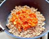 麻婆風*豚キム豆腐作り方2写真