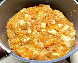 麻婆風*豚キム豆腐作り方5写真
