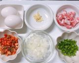 冷やご飯でキムチチャーハン作り方1写真