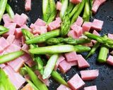 アスパラとベーコンの炒飯作り方4写真