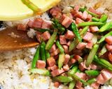 アスパラとベーコンの炒飯作り方8写真