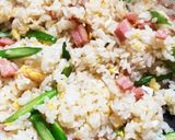 アスパラとベーコンの炒飯作り方9写真
