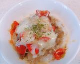 トマトとチーズで、トマトチーズ牛丼作り方6写真