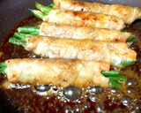 いんげんと人参の豚バラ巻き の 照り焼き作り方7写真