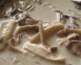 きのこクリームパスタ作り方3写真