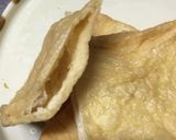 キムチ納豆の油揚げ袋焼き作り方2写真