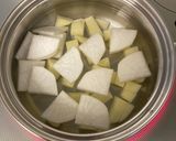 キムチで味噌汁作り方2写真