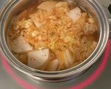 キムチで味噌汁作り方3写真