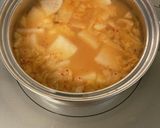 キムチで味噌汁作り方4写真