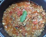 「なす」はどこ行った？ミートソースパスタ作り方5写真