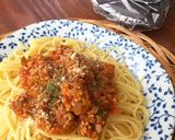 「なす」はどこ行った？ミートソースパスタ作り方8写真
