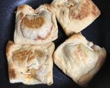 キムチ納豆の油揚げ袋焼き作り方5写真
