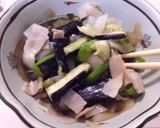 茄子とピーマン、ベーコンのレンジ蒸し作り方9写真