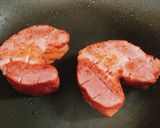 スモークハムステーキシークヮーサーソース作り方3写真