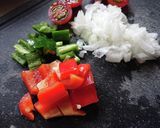 炊飯器で★海老とアサリのパエリア作り方2写真