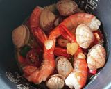 炊飯器で★海老とアサリのパエリア作り方5写真