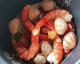 炊飯器で★海老とアサリのパエリア作り方5写真