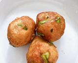 エビ風味の揚げしんじょ ver.アスパラ作り方4写真