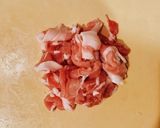 豚バラとれんこんとこんにゃくの甘辛炒め作り方3写真