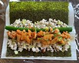 キンパ風!豚キムチ海苔巻作り方8写真