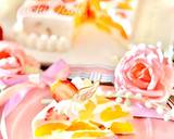 生クリームで♡カラフルフルーツミルク寒天作り方8写真