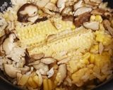 コーンツナ炊き込みご飯作り方3写真