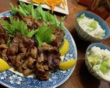 オレンジとレモンで頂くカルビ焼肉作り方4写真