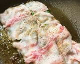 とろり明太子シソで柔らか豚肉作り方7写真
