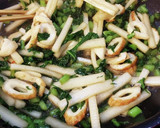 大根と葉とちくわの炒め煮。作り方7写真