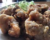 つけ置き時間なしで若鶏のモモ肉唐揚げ作り方5写真