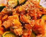 男飯★キムチ一気消費！浅蜊胡瓜ごま油和え作り方4写真