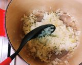 鶏ひき肉と豆腐のかんたん丼作り方3写真