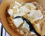 鶏ひき肉と豆腐のかんたん丼作り方5写真