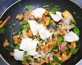 汁なし純豆腐?!豚キム豆腐作り方3写真