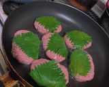 大葉たっぷりさわやか和風ハンバーグ作り方4写真