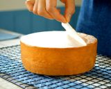 スポンジケーキ・桃のショートケーキ※動画作り方20写真