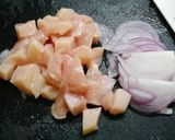 簡単！たたみオムレツ☆親子丼作り方1写真