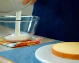 スポンジケーキ・桃のショートケーキ※動画作り方28写真