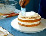 スポンジケーキ・桃のショートケーキ※動画作り方30写真