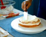 スポンジケーキ・桃のショートケーキ※動画作り方29写真