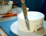 スポンジケーキ・桃のショートケーキ※動画作り方33写真