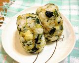 冷めても美味しい水菜とジャコのおにぎり作り方8写真
